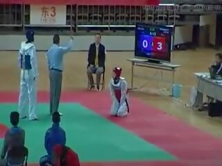 Taekwondo Bust Ends the Fight, Free Fight Xxx Porn Video f6