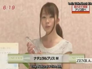 Subtitled šialené japonské správy televízie klip hračka demonstration