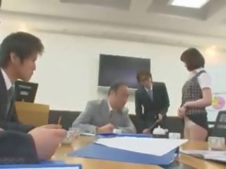 Japanese Boring Meeting Needs a MILF to Cheer up: Porn 91