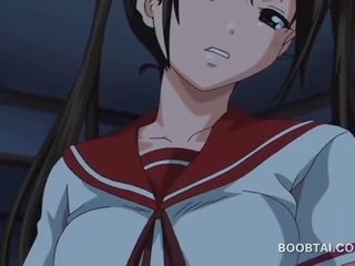 Groovy hentai brunette burungpun licked and fucked in